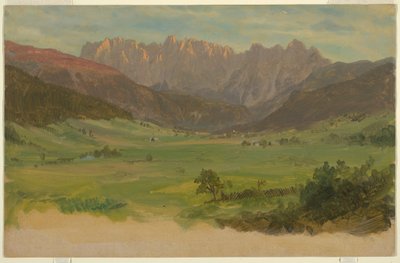 Paysage alpin - Frederic Edwin Church